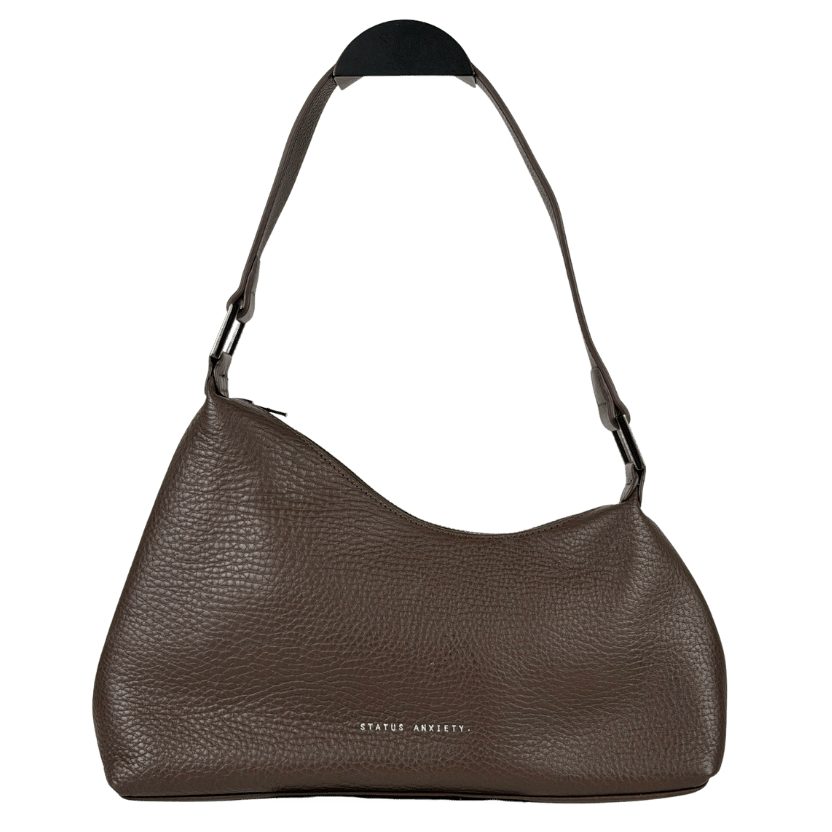 STATUS ANXIETY Brown Reverie Bag - Cocoa/Brushed Gold