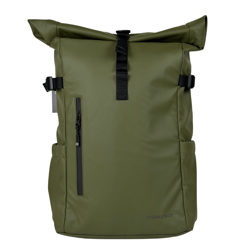 Stubble & Co Green The Roll Top 20l Backpack