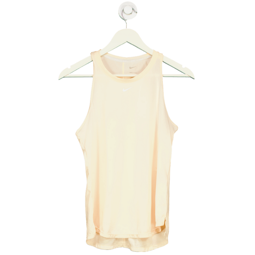 Nike Pink/White One Classic Dri-fit Tank Top UK S