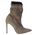 benedita boroli Grey Suede Ankle Boots UK 5.5 EU 38.5 👠