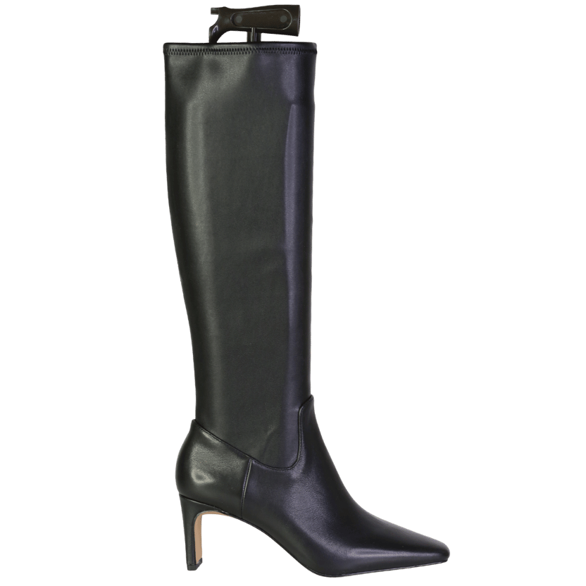 Dune Stellan - Black Square Toe Knee High Boots UK 4 EU 37 👠