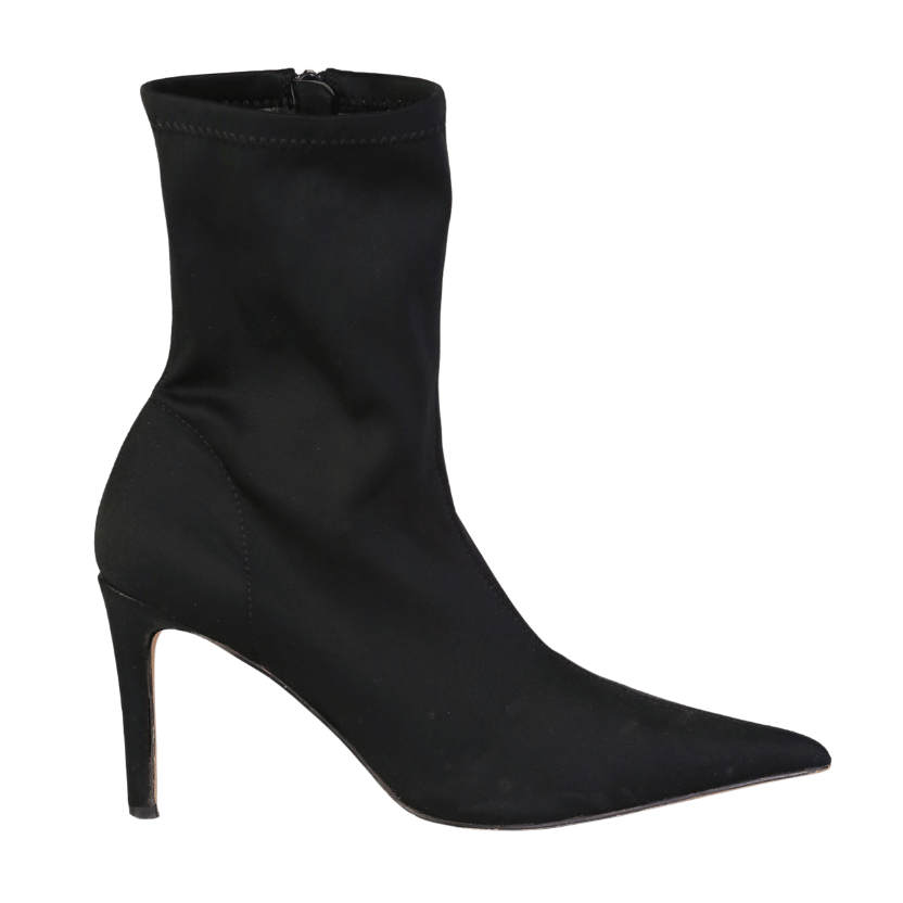 NA-KD Black Ankle Sock Boots UK 6 EU 39 👠