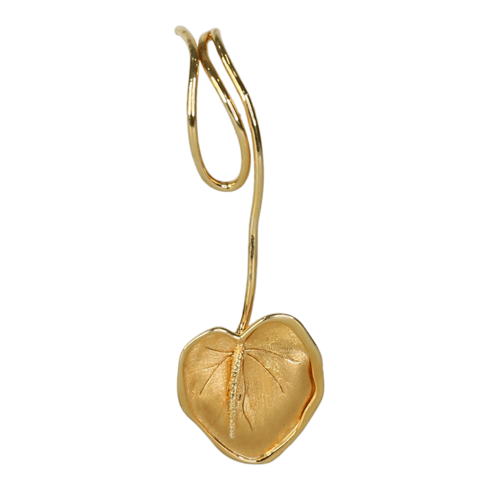 Ansissa Kermiche Yellow Gold Statement Single Earring