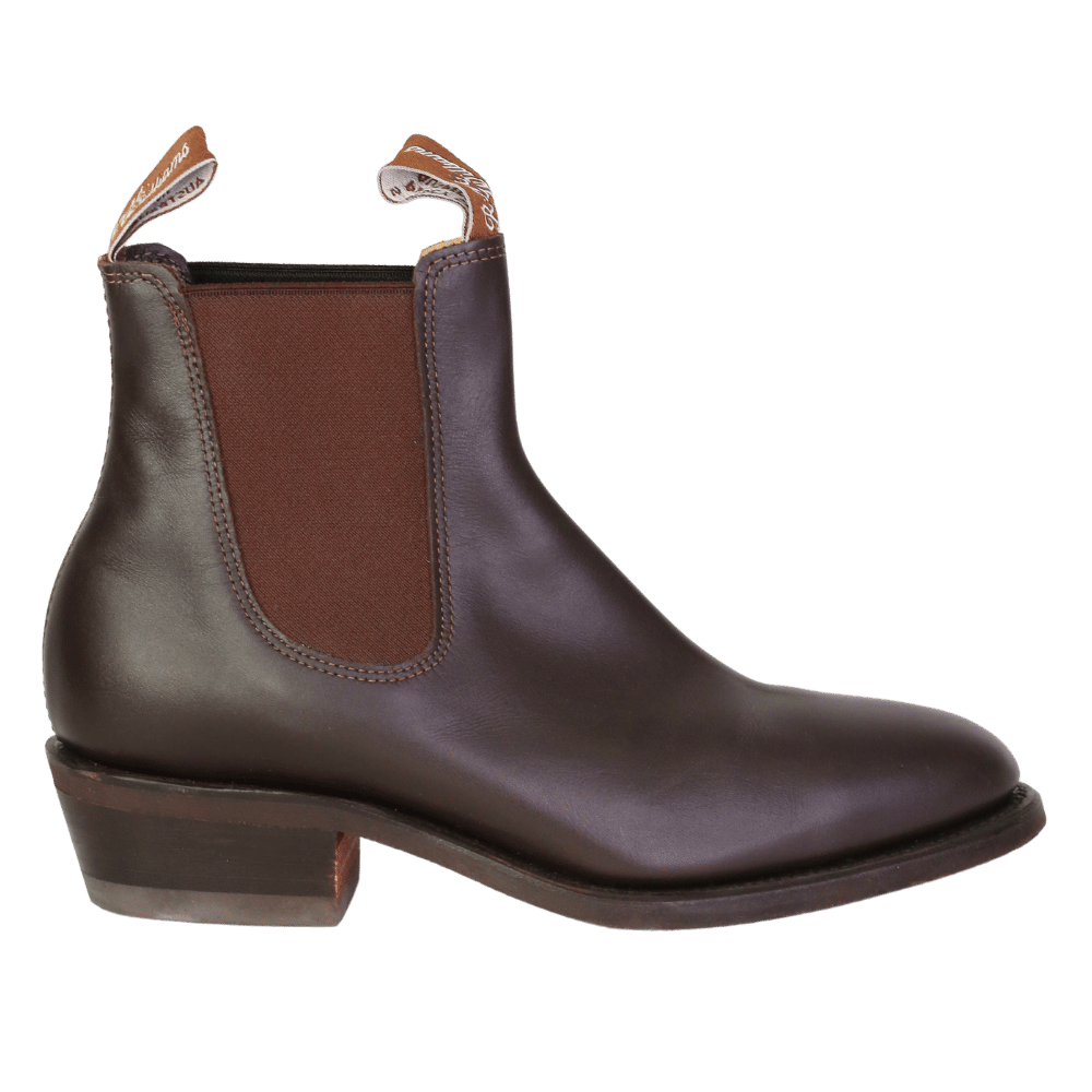 R.M.WILLIAMS Millicent Boot – Dark Brown Aniline Leather UK 6.5 EU 40 👠