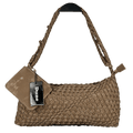 DUNE Brown Deliberating - Bronze Woven Shoulder Bag One Size