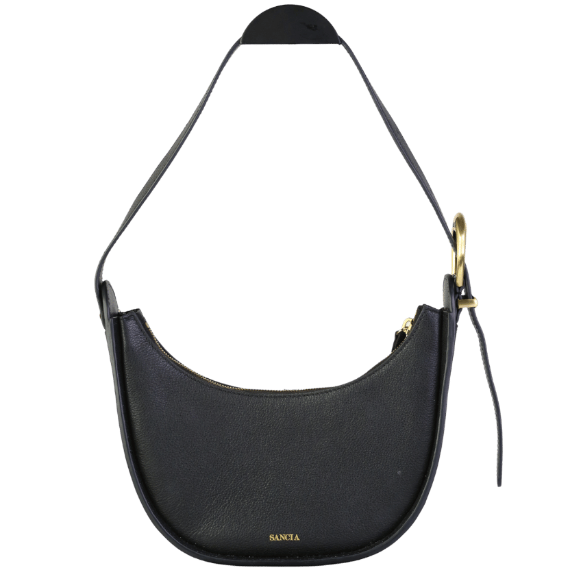 Sancia Black The Yvette Halfmoon One Size