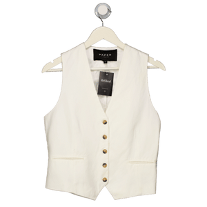 Paper London Ivory Cream Victoria Waistcoat UK 12