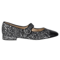 Sandro Black Leather Ballet Flats UK 4 EU 37 👠