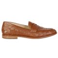 J.Mclaughlin Brown Concetta Woven Leather Loafers UK 8 EU 41 👠