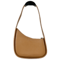 THE ROW Acorn Brown Half Moon Leather Shoulder Bag