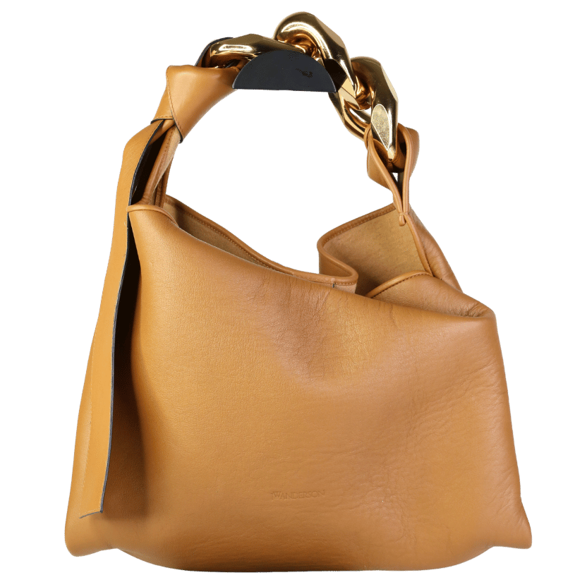 J.W. Anderson Brown Small Chain-strap Leather Shoulder Bag