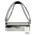 JACQUEMUS Metallic Le Ciuciu Leather Shoulder Bag