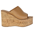 Russell & Bromley Brown Upend Cork Super Wedge UK 7 EU 40 👠