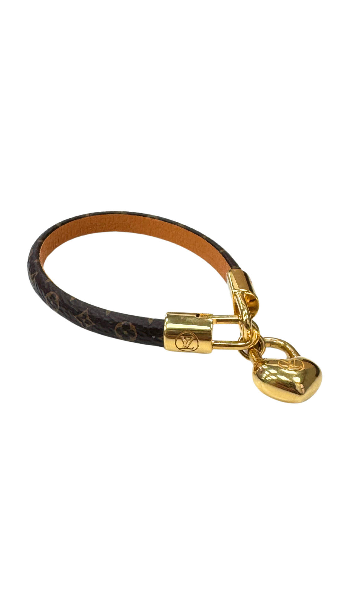 Louis Vuitton Brown Crazy In Lock Charm Bracelet