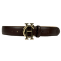 HOLLAND COOPER HC Classic Belt Chestnut Brown / Gold UK S