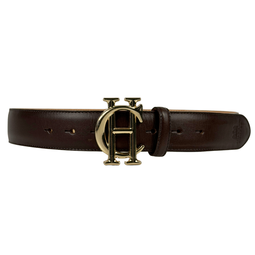 HOLLAND COOPER HC Classic Belt Chestnut Brown / Gold UK S