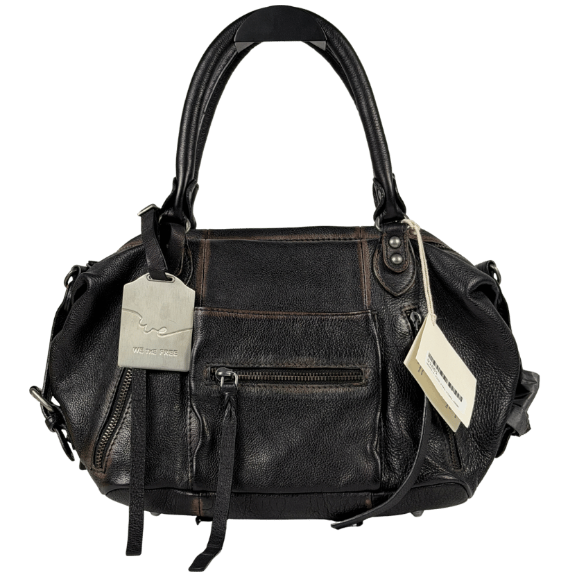 FREE PEOPLE Brown We The Free Baby Emerson Tote Bag One Size