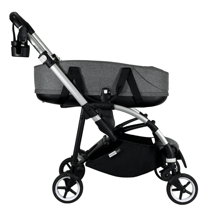 bugaboo bee pushchair Bugaboo Grey Bee 6 Complete Carrycot/ Pushchair / frame and raincover – Reliked