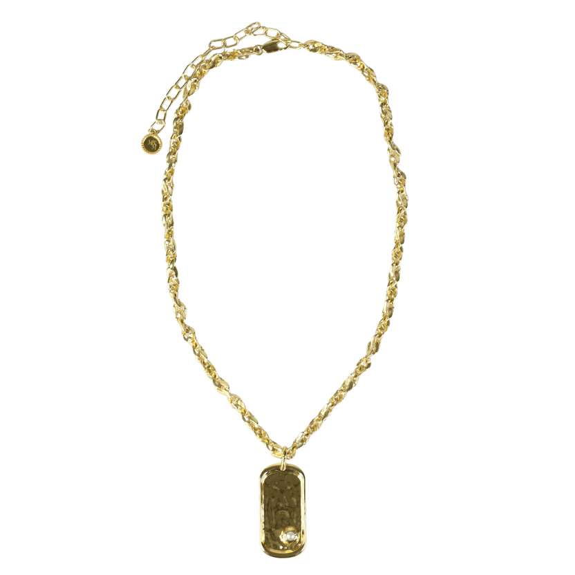 mountain moon Metallic Cypress Necklace | Gold One Size