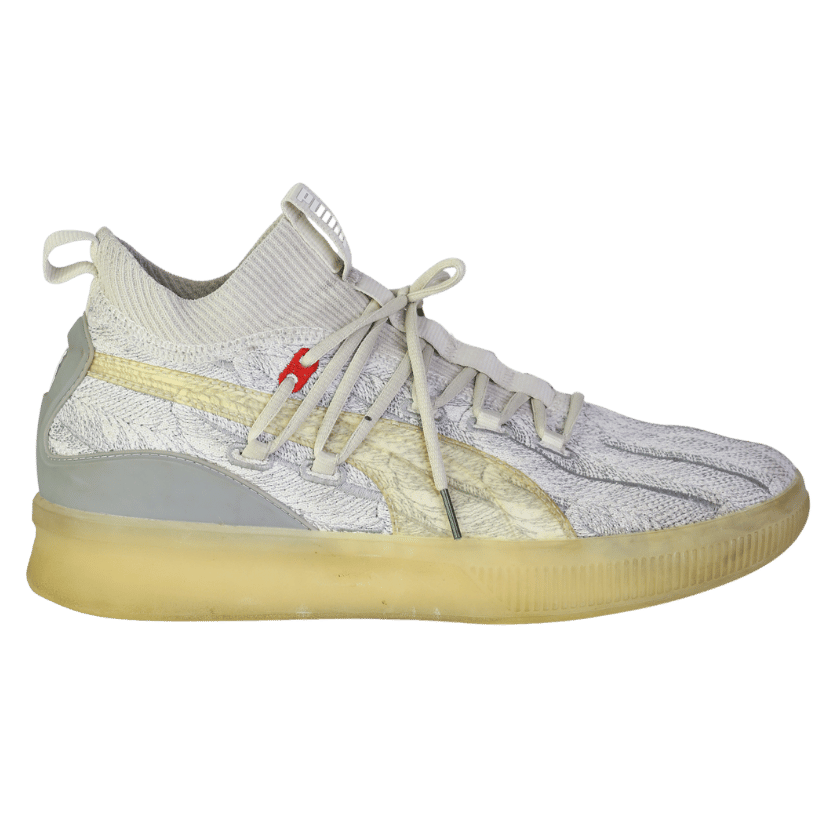 Puma Grey Clyde Court 'peace On Earth' UK 9 EU 43 👞