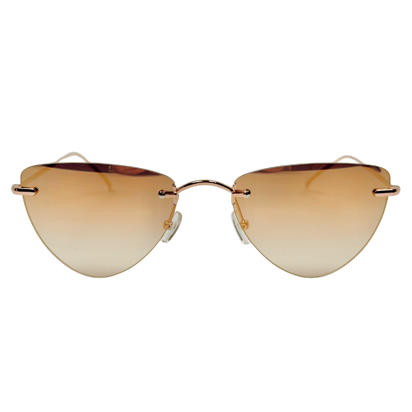 Illesteva Metallic Auckland Sunglasses In Gold
