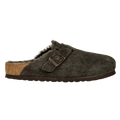 BIRKENSTOCK Brown Boston Shearling  Suede Leather UK 5 EU 38 👠