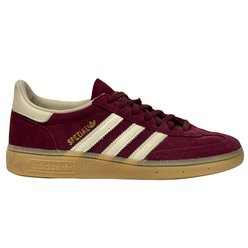 adidas Handball Spezial Trainers - Maroon / Cream White / Gold Metallic UK 4.5 EU 37.5 👠