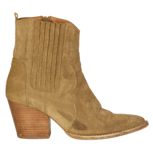toral Brown Western Boots With Side Zip UK 4 EU 37