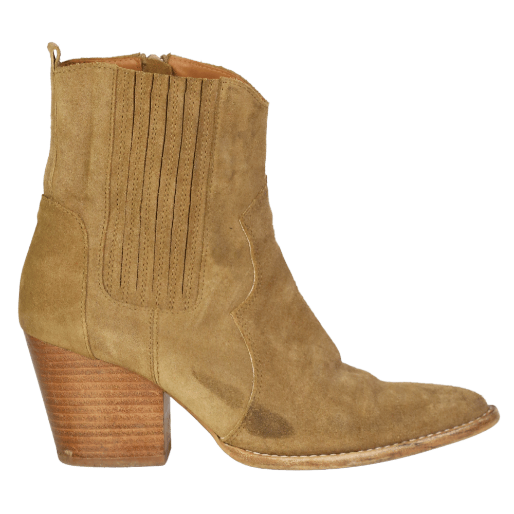 toral Brown Western Boots With Side Zip UK 4 EU 37 👠