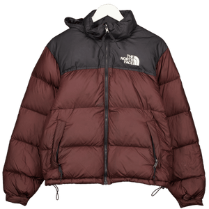 The North Face 1996 Retro Nuptse Down Puffer Jacket In Purple & Black UK S