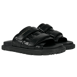DIOR Black D-wander Touch-strap Sandals UK 6 EU 39