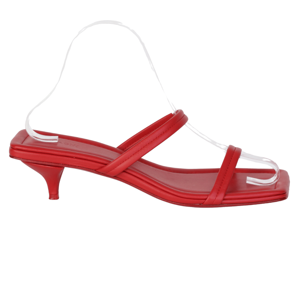 st agni Red Leather Sandals UK 5 EU 38 👠