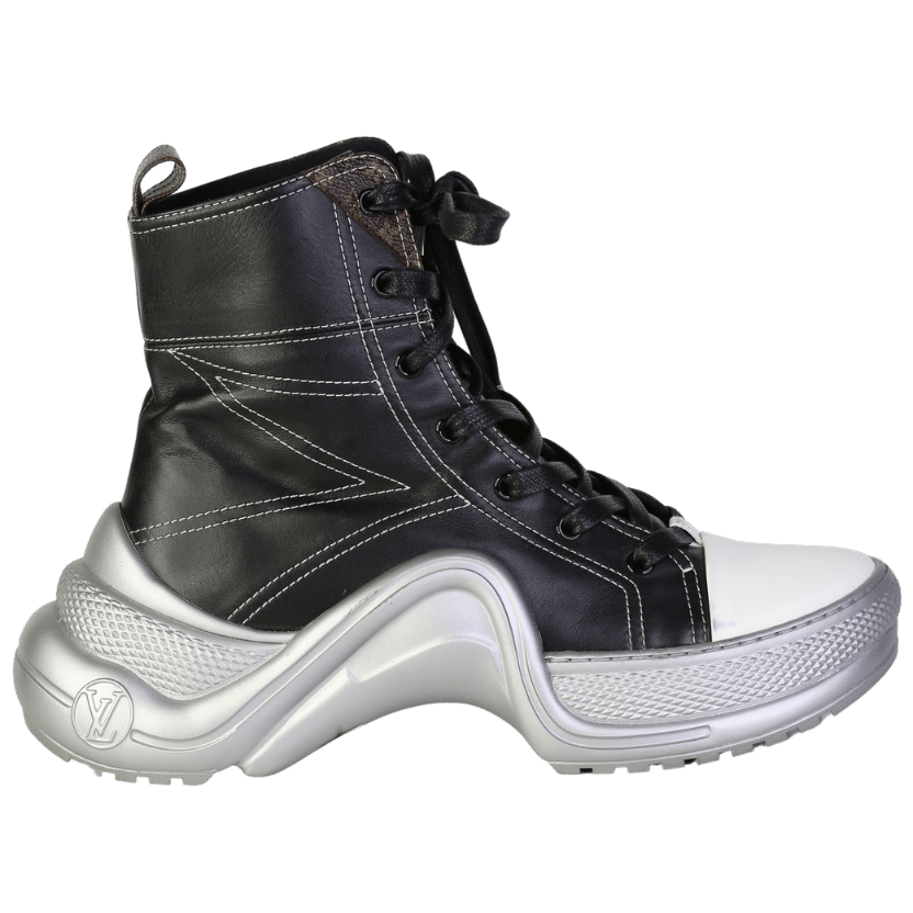 Louis Vuitton Black Archlight Leather Trainer Boots  - NOIR UK 8 EU 41 👠