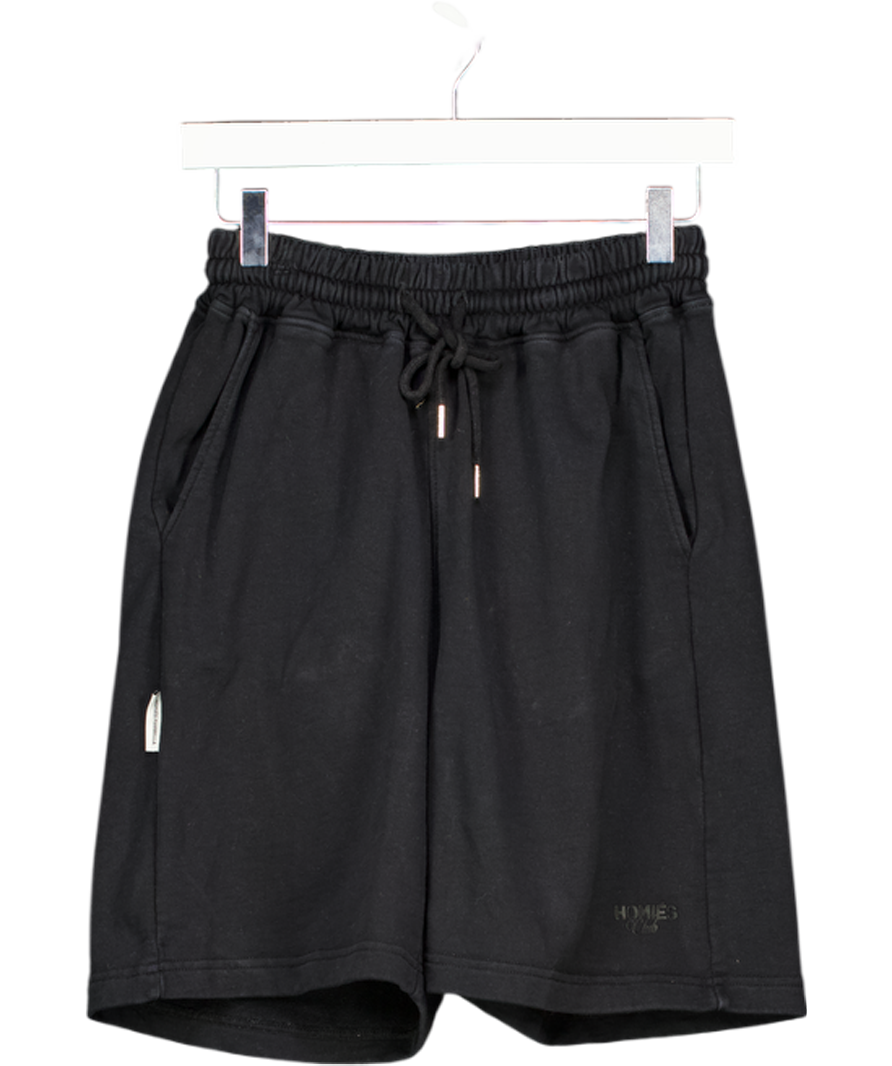 HOMIES MARBELLA Black Club Sweat Shorts UK S