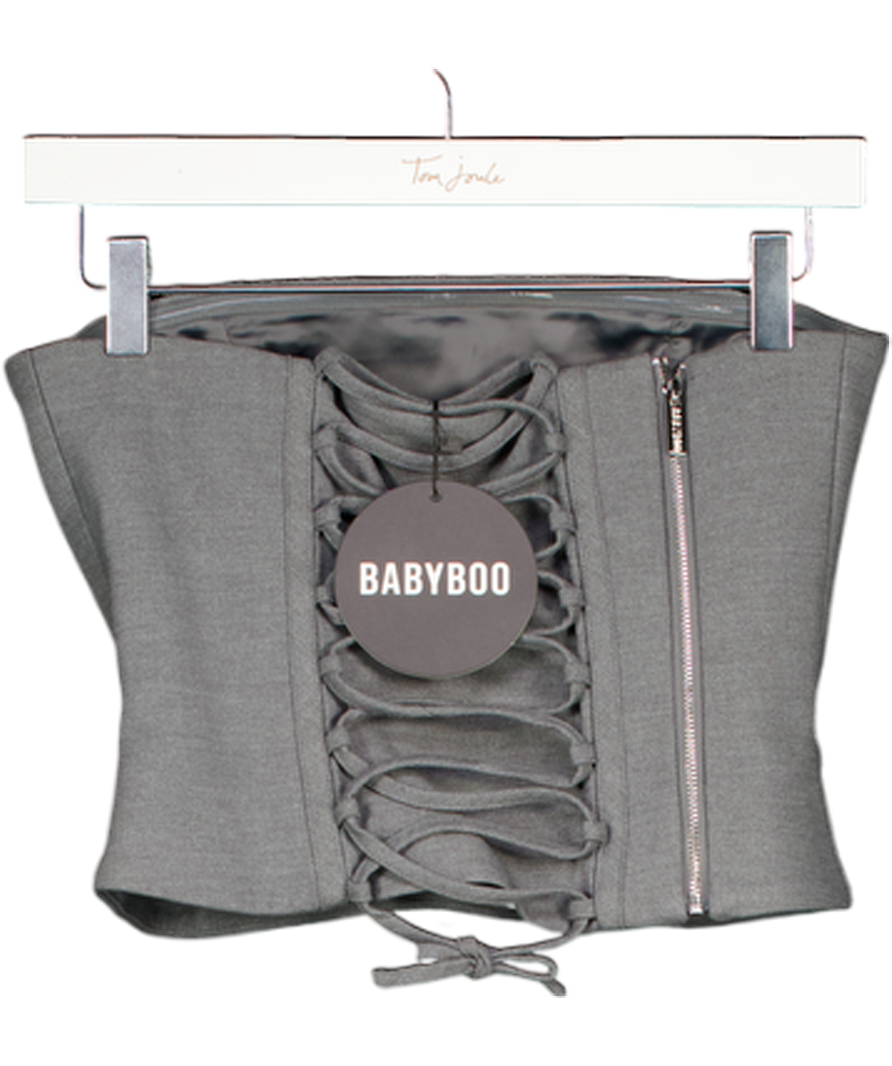 Babyboo Kerry Corset Top - Grey Marl UK S