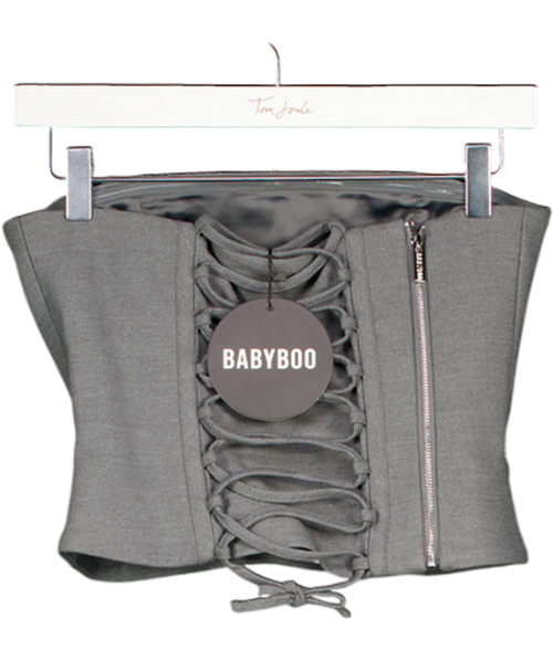 Babyboo Kerry Corset Top - Grey Marl UK S