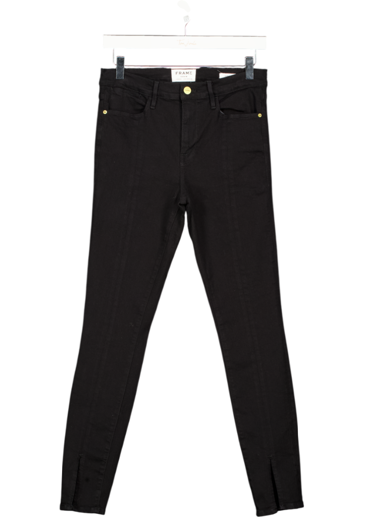 FRAME Black Le High Skinny High-rise Skinny Jeans W29