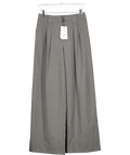 REISS Poppie Wide-leg Pleated Trousers In Grey UK 6