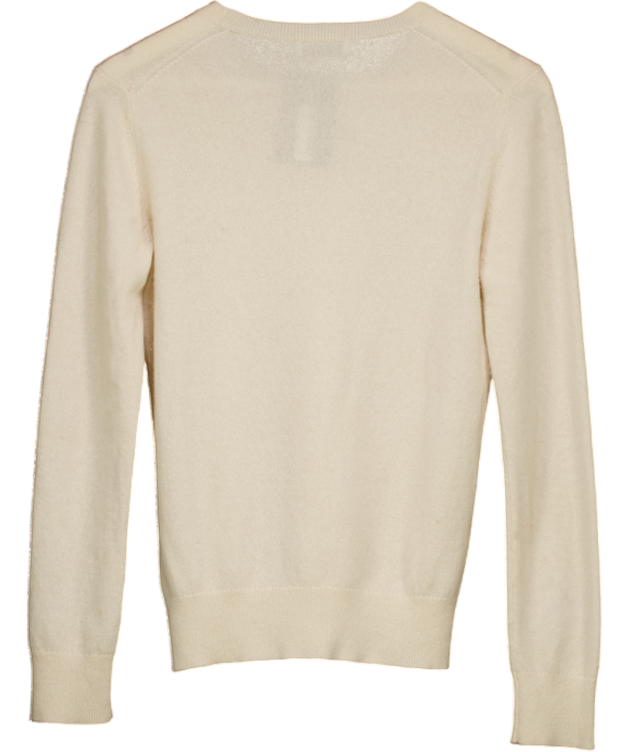 BABATON Cream 100% Cashmere Crew Neck Jumper UK S