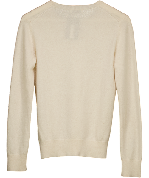 BABATON Cream 100% Cashmere Crew Neck Jumper UK S