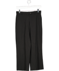 JOSEPH Black Pinstripe Tailored  Wool Crop Trousers Fr36 UK 8