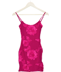 White Fox Pink Mini Dress UK XXS