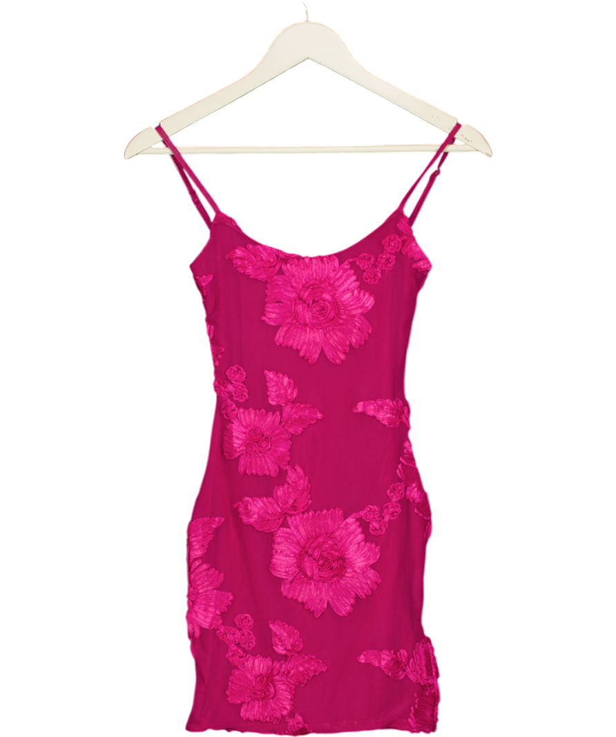 White Fox Pink Mini Dress UK XXS