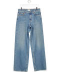 DAGMAR Blue 100% Organic Cotton Wide Leg High Rise Jeans L34 W26