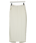 BOA White Seam Detail Pencil Skirt UK S