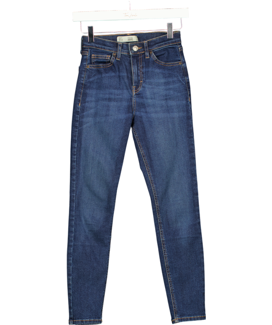 TOPSHOP Blue Jamie Jeans L30 W25