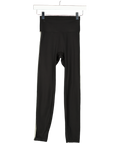 ADANOLA Black High Waisted Leggings With Side Stripe UK XS