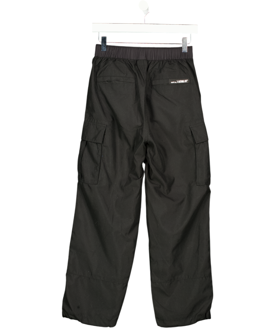 AAPE By A Bathing Ape Cargo Trousers In Black UK XXS