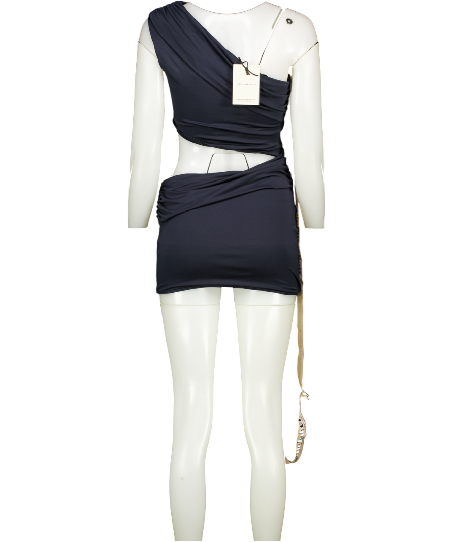 Mars the Label Black Zeta Mini Dress UK 8