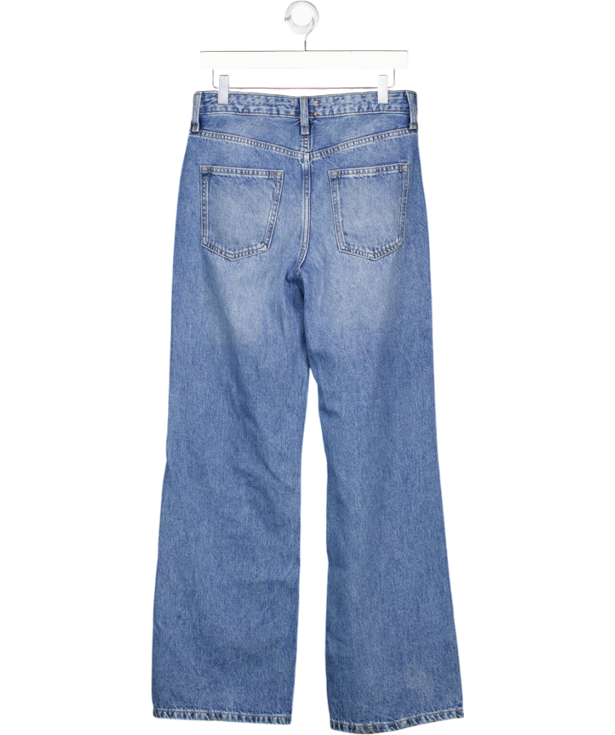 River Island Mid Blue Straight Leg Jeans UK 8